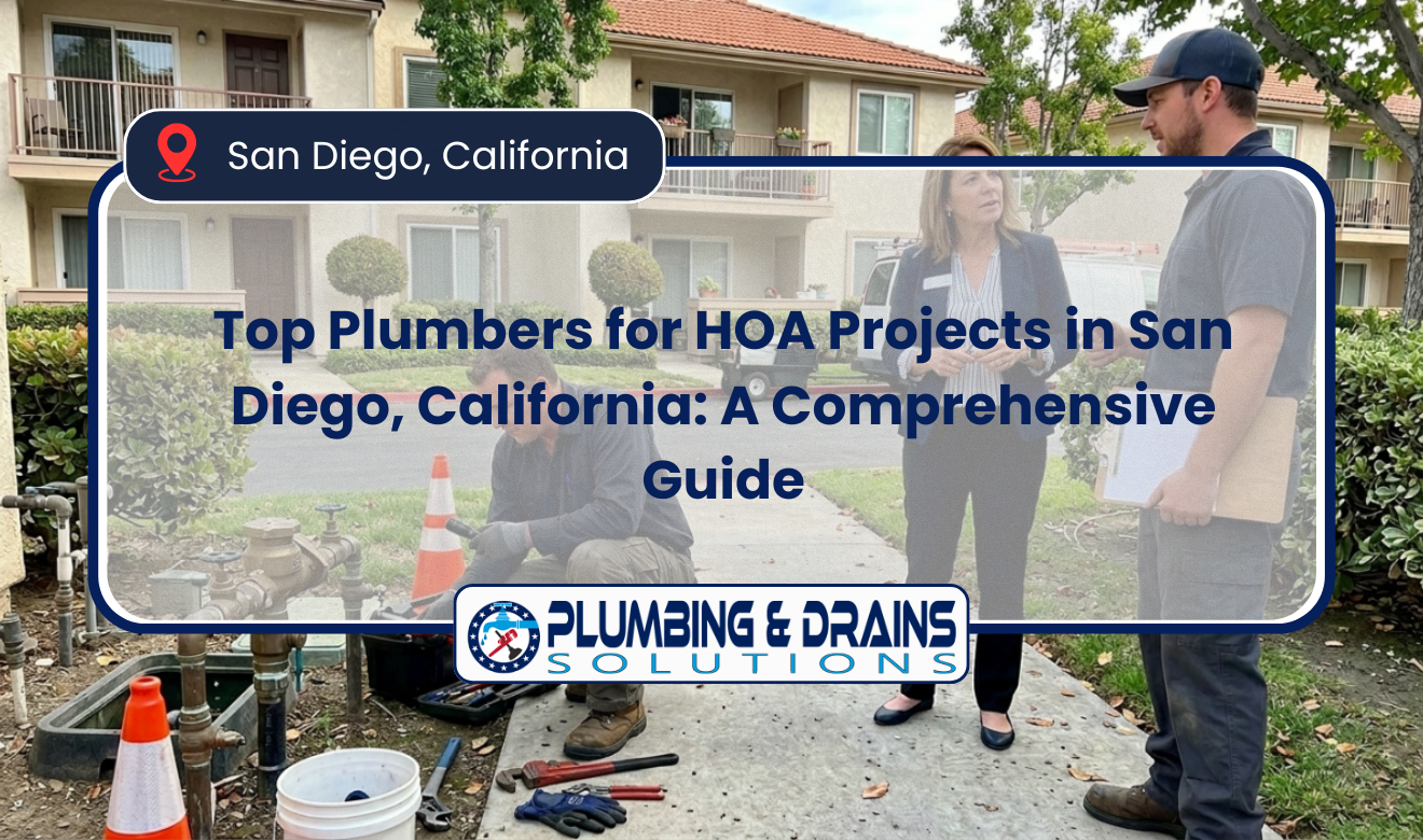 plumbers who work with HOAs in San Diego