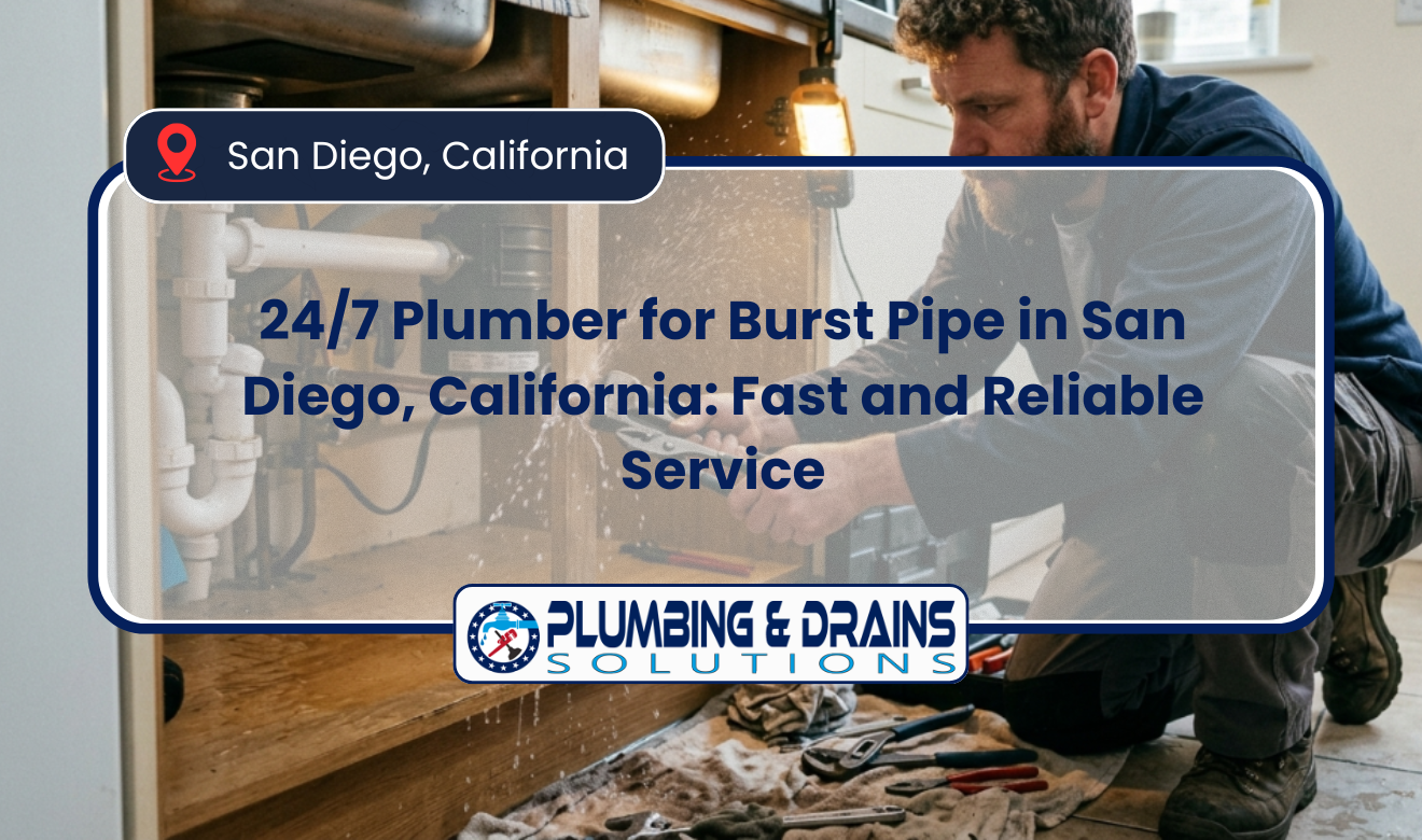 24/7 plumber for burst pipe San Diego