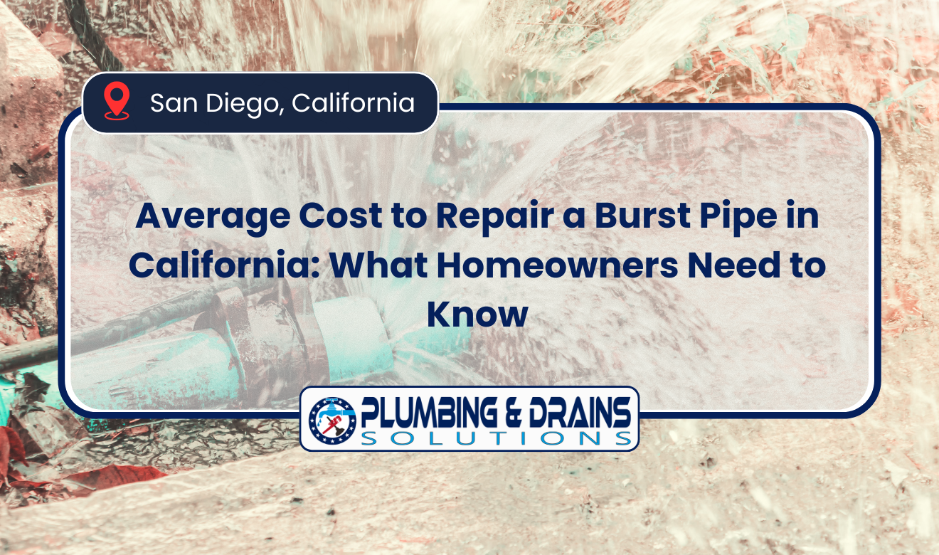 average cost to repair a burst pipe