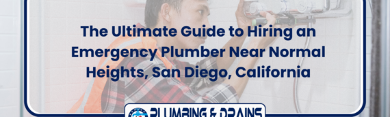 The Ultimate Guide to Hiring an Emergency Plumber Near Normal Heights, San Diego, California