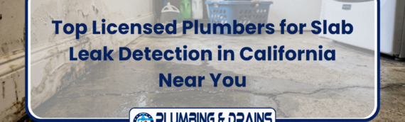 Top Licensed Plumbers for Slab Leak Detection in California Near You