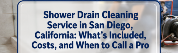 Shower Drain Cleaning Service in San Diego, California: What’s Included, Costs, and When to Call a Pro